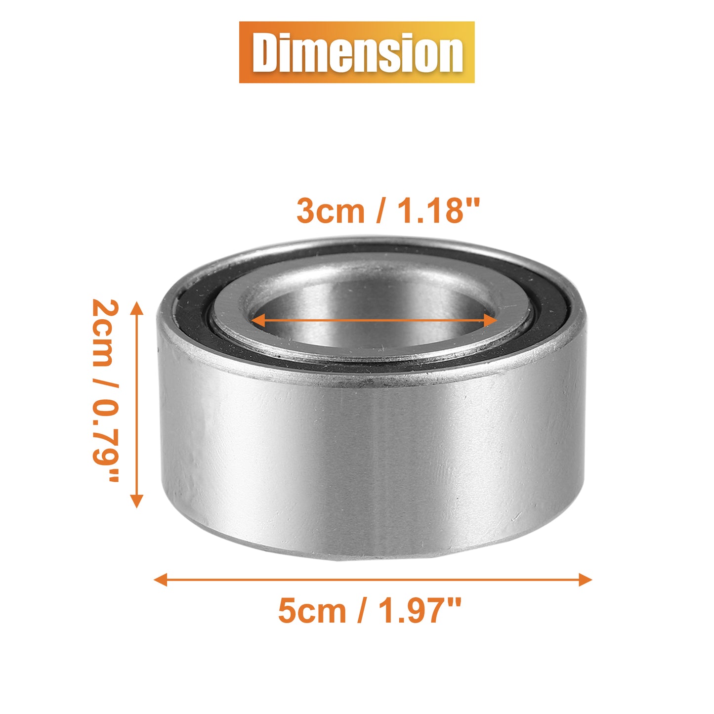 1 Set Motorcycle Front Wheel Bearing with Seals for Honda Rancher 420 2007-2013