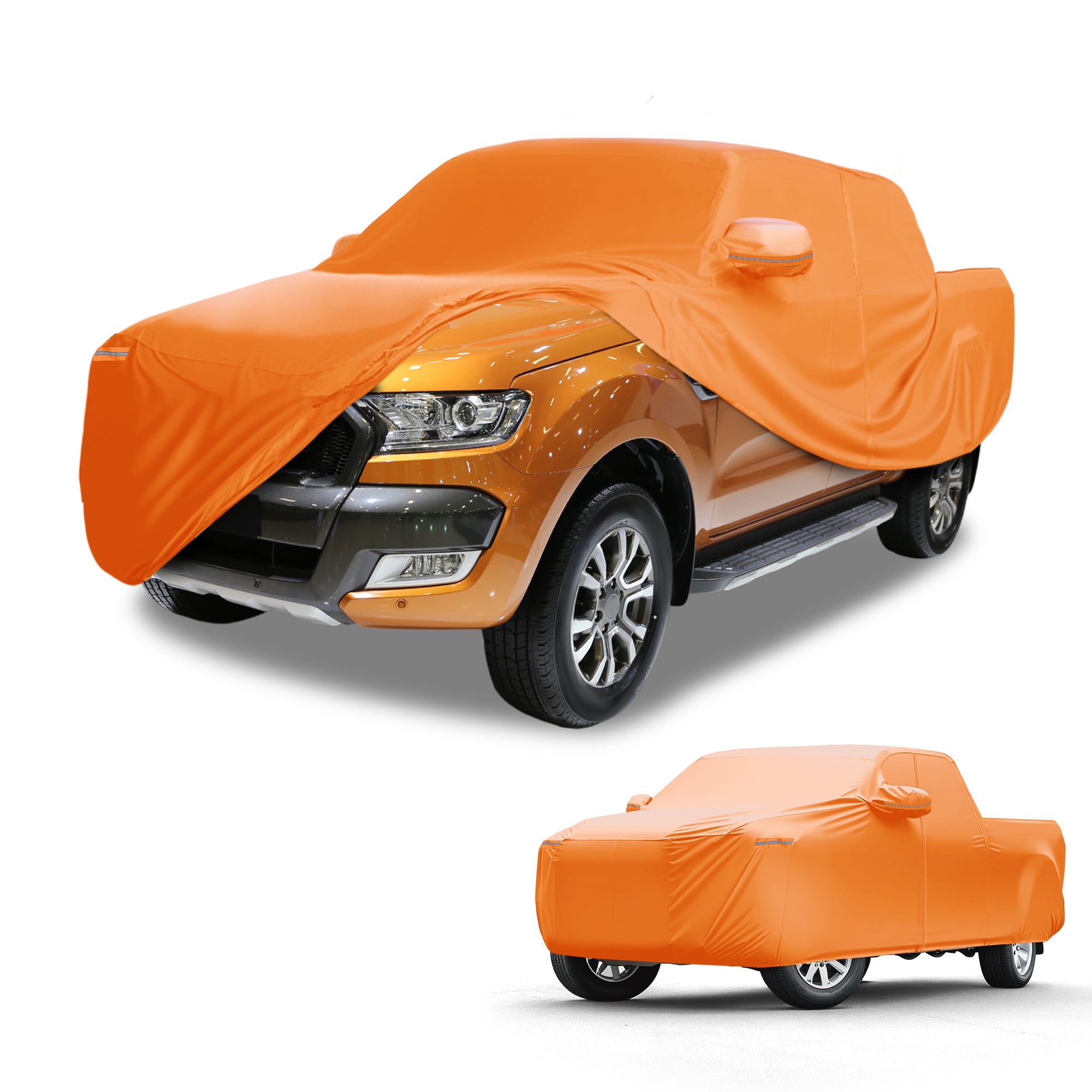 X AUTOHAUX Car Cover For Ford Edge 210D-PU Outdoor Full Car Cover All Weather Waterproof Windproof Sun Rain Snow Protection With Driver Door Zipper Black - View #7