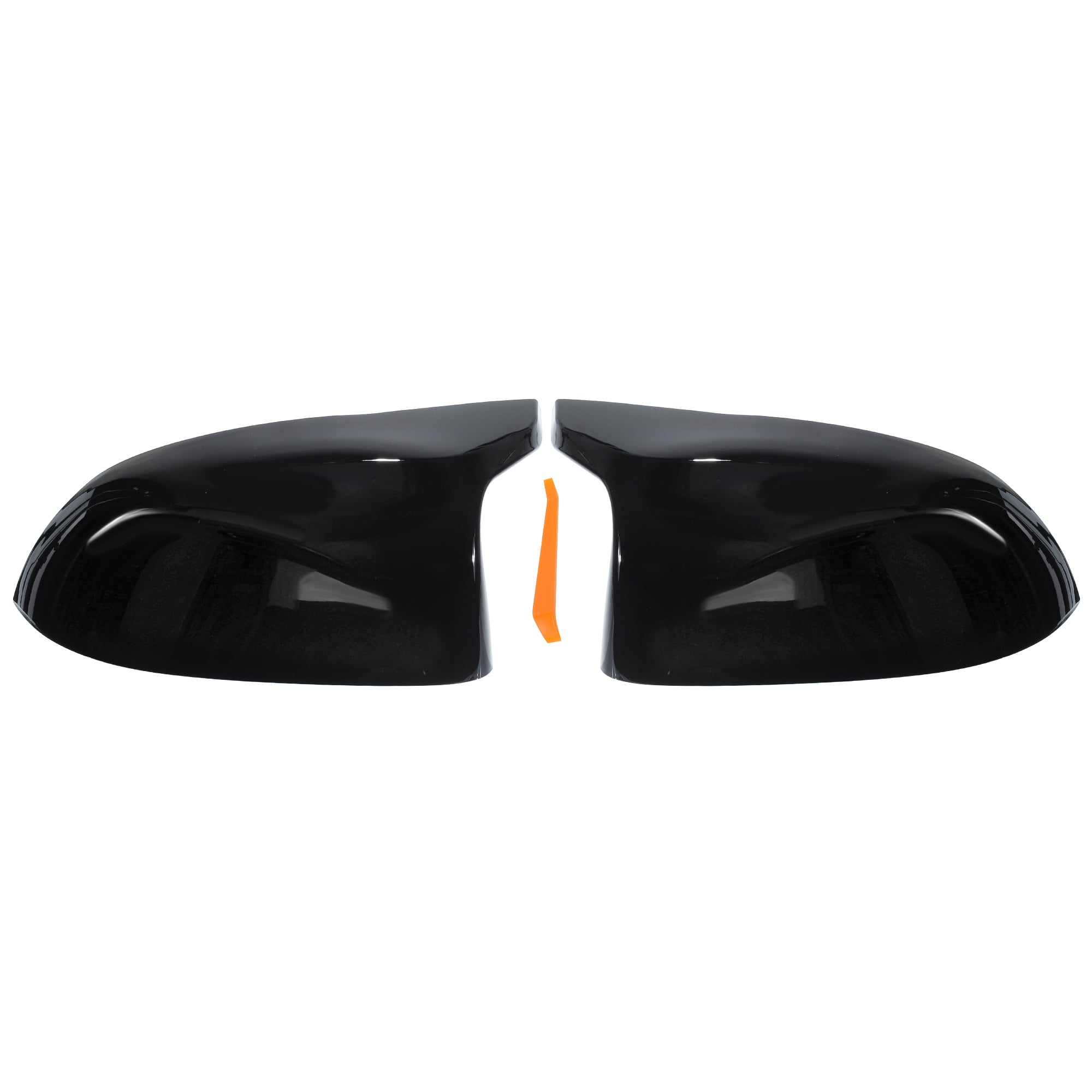 thumbnail image 2 of Gloss Black M-Style Mirror Cover Caps For BMW X5 F15, X6 F16, X3 F25, X4 F26 2014-2018 – Pair 2 of 4