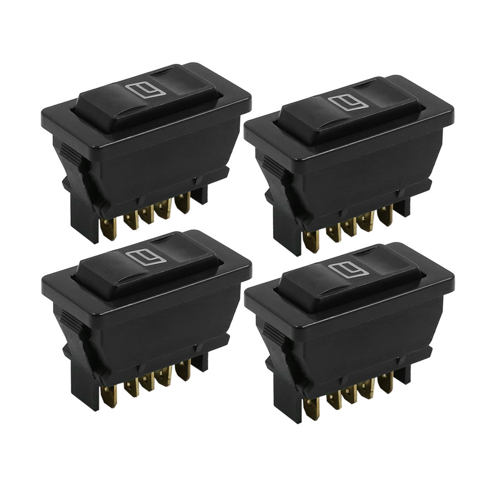 4pcs DC 12V Universal Momentary Electric Power Window Switch Universal ...